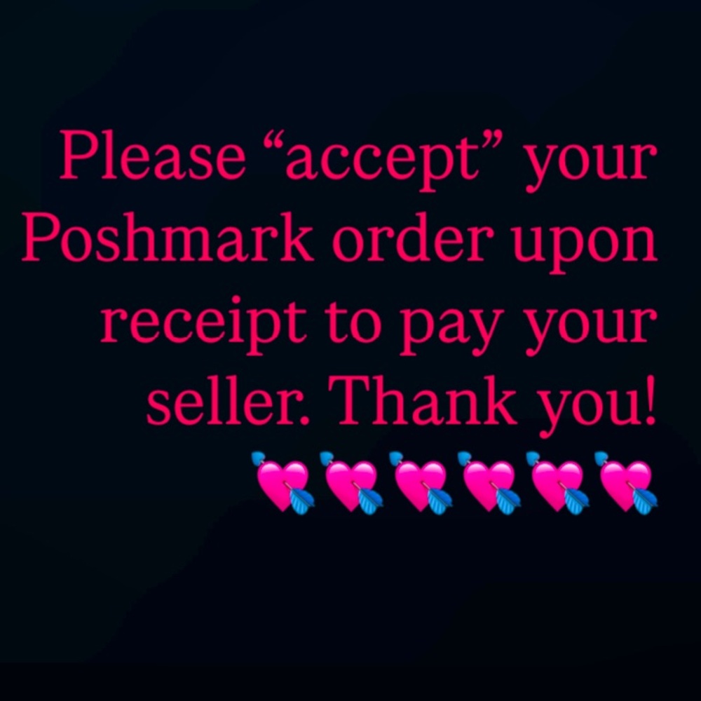 Please accept items and release payment